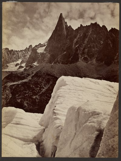 Chamonix, Aiguille du Dru autorstwa Francis Frith