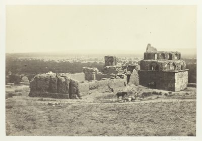 Odległy widok Damaszku, 1857. autorstwa Francis Frith