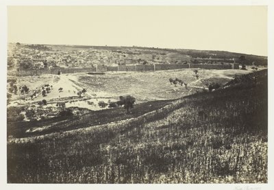 Jerozolima z Góry Oliwnej, nr 2 autorstwa Francis Frith