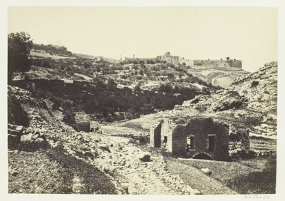 Jerozolima z muru En-Rogel autorstwa Francis Frith