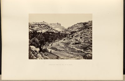 Jerozolima, ze studni En-Rogel autorstwa Francis Frith