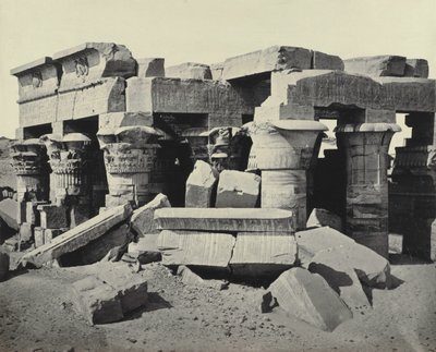 Kom Ombo, ok. 1858. autorstwa Francis Frith