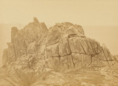 Logan Rock autorstwa Francis Frith
