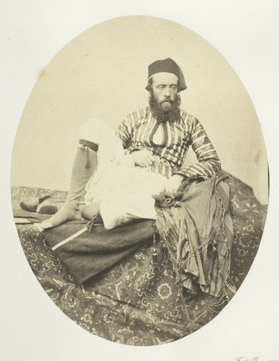 Portret, turecki kostium letni autorstwa Francis Frith