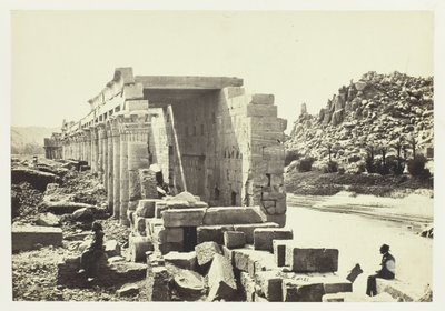 Kolumnada, wyspa Filia autorstwa Francis Frith