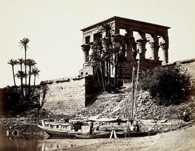 Świątynia Hypaethral, Philae (Egipt) autorstwa Francis Frith