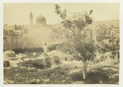 Meczet Omara w Jerozolimie, 1857. autorstwa Francis Frith