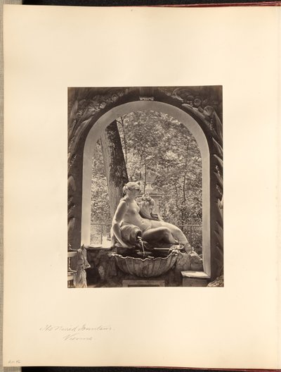 Fontanna Naiad, Wiedeń autorstwa Francis Frith