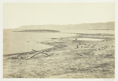 Północny brzeg Morza Martwego, 1857. autorstwa Francis Frith