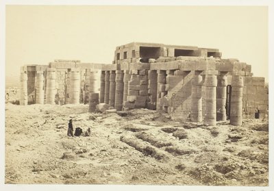 Ramezeum, 185862. autorstwa Francis Frith