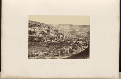 Wioska Siloam i Dolina Kidron. autorstwa Francis Frith