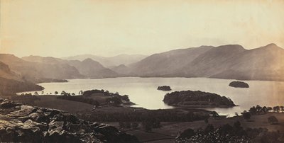 Jezioro w pobliżu Derwentwater w Wielkiej Brytanii. autorstwa Francis Frith