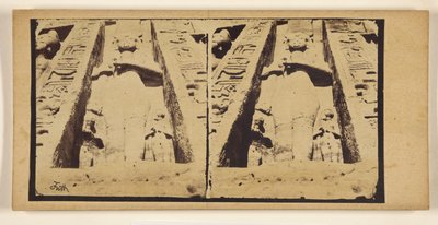 [Der kleine Felsentempel von Abu Simbel.] autorstwa Francis Frith