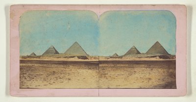 Drei Pyramiden autorstwa Francis Frith