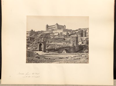 Toledo od zachodu, z Alcazarem autorstwa Francis Frith