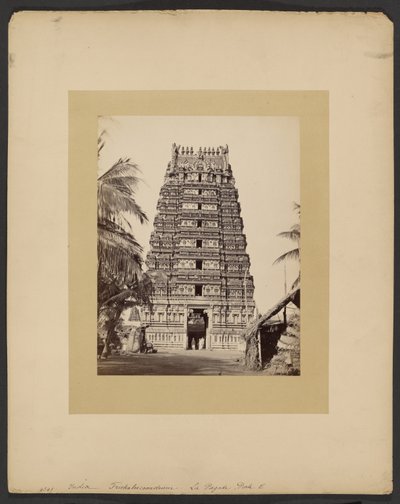 Trickaleecoondrum, La Pagoda, Porte E autorstwa Francis Frith