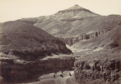 Dolina Grobowców Królewskich, Teby, 1857. autorstwa Francis Frith