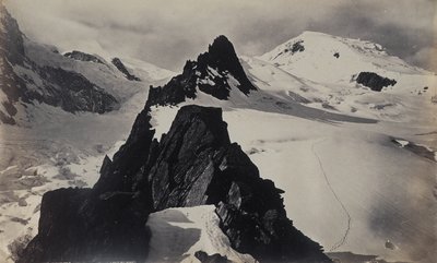Widok z Mont Blanc autorstwa Francis Frith