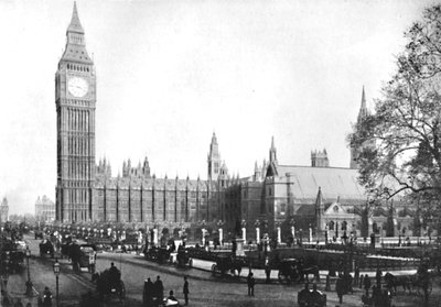 The Talking Shop w Westminster, 1909. autorstwa Frith and Co