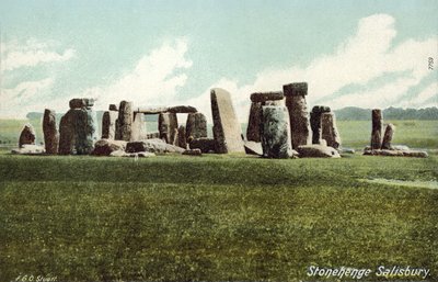 Stonehenge, Wiltshire (kolorowe zdjęcie) autorstwa Francis G. O. Stuart