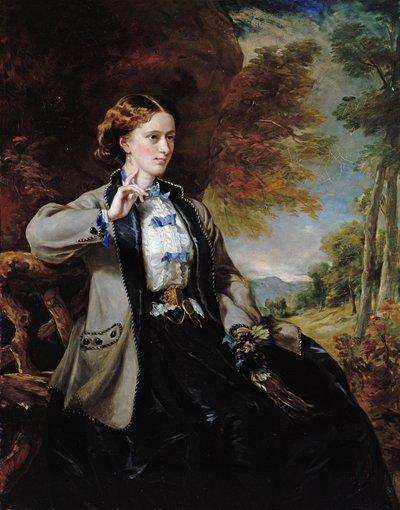 Portret Hon. Pani Meynell-Ingram (olej na płótnie) autorstwa Francis Grant
