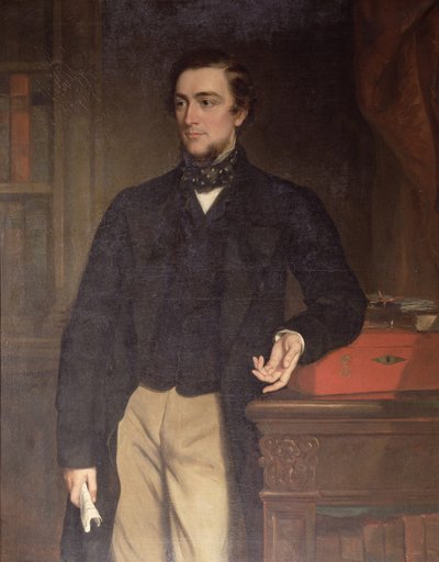 Sidney, Lord Herbert z Lea, 11. hrabia Pembroke (1810-61) autorstwa Francis Grant