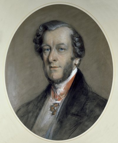 William Cavendish, 6. książę Devonshire (pastel na papierze) autorstwa Francis Grant