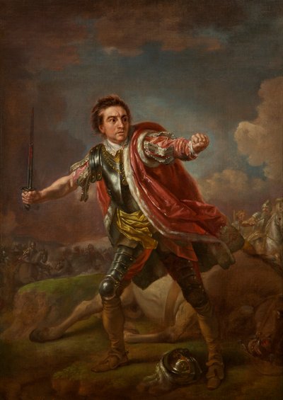David Garrick jako Gloucester w „Richard III” Williama Szekspira, Drury Lane, 1759 autorstwa Francis Hayman