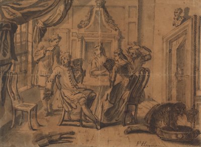 Partia karciana autorstwa Francis Hayman