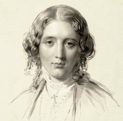 Portret Harriet Beecher Stowe autorstwa Francis Holl