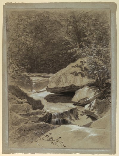 Górski potok autorstwa Francis Hopkinson Smith