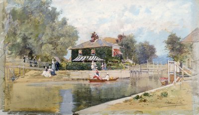 Letni Dzień nad Kanałem, autorstwa Francis Hopkinson Smith