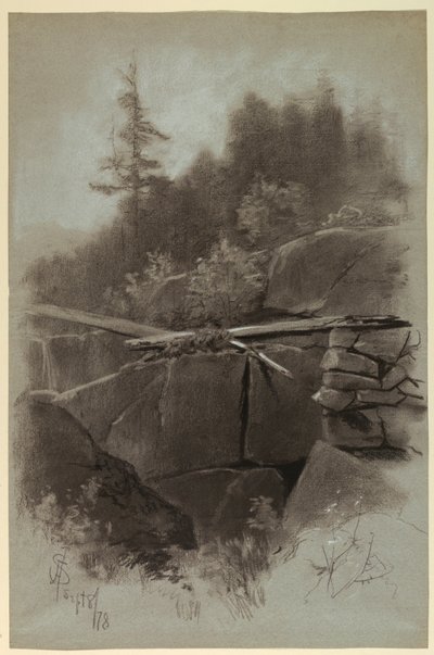 Skalny klif autorstwa Francis Hopkinson Smith