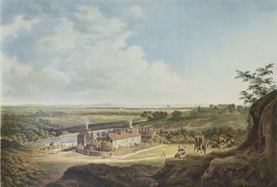 Widok Hampstead Heath w kierunku Londynu, 1804 r autorstwa Francis James Sarjent