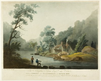 Między Crogenem i Llandrillo na R. Dee autorstwa Francis Jukes