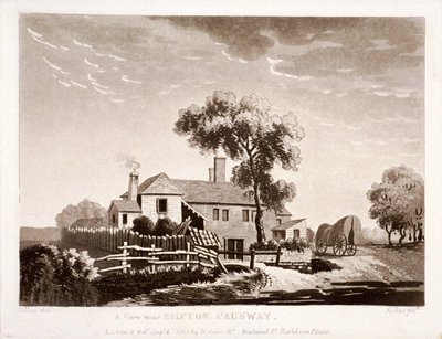 Zobacz w pobliżu Brixton Causeway, Lambeth, Londyn, 1785 autorstwa Francis Jukes