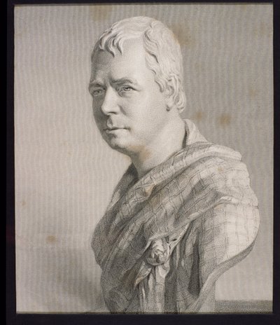 Sir Walter Scott (1771-1832) z „Galerii Grafiki”, wydanej w 1833 r. (rycina) autorstwa Francis Legatt Chantrey
