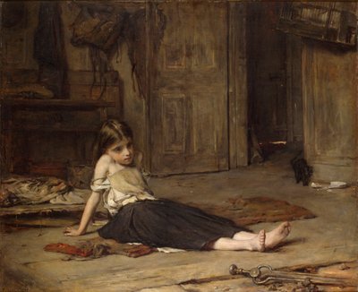 Twarze w ogniu, 1867 autorstwa Francis Montague Holl