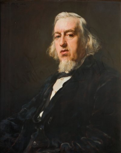 Portret Edmunda Tonksa 1824-1898, 1881. autorstwa Francis Montague Holl