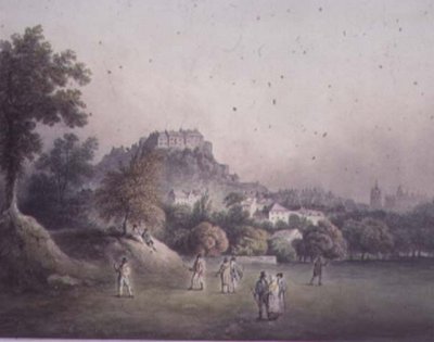 Edynburg z Bruntsfield Golf Links, koniec XVIII lub początek XIX wieku autorstwa Francis Nicholson