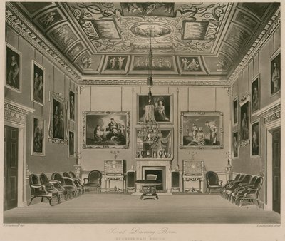 Drugi salon, Buckingham House autorstwa Francis Phillip Stephanoff