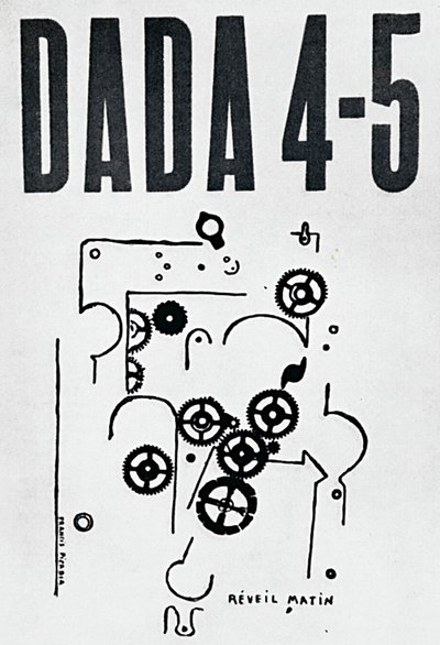 Okładka magazynu Dada 4-5, zaprojektowana przez Francisa Picabię (1879-1953), Zurych autorstwa Francis Picabia