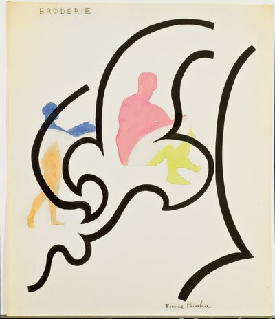 Haft; Broderie autorstwa Francis Picabia
