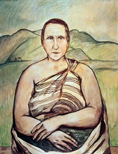 Gertruda Stein (1874-1946) (olej na płótnie) autorstwa Francis Picabia