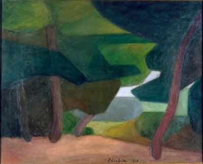 Krajobraz Cassis autorstwa Francis Picabia