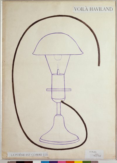 Poezja jest jak on (Rysunek autorstwa Francis Picabia