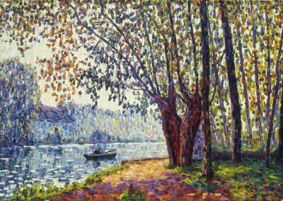 Słoneczny poranek nad brzegiem Loing; Soleil du Matin au Bord du Loing autorstwa Francis Picabia