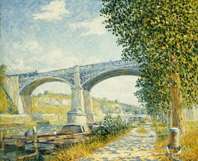 Most kolejowy; Le Pont du Chemin de Fer a Moret autorstwa Francis Picabia