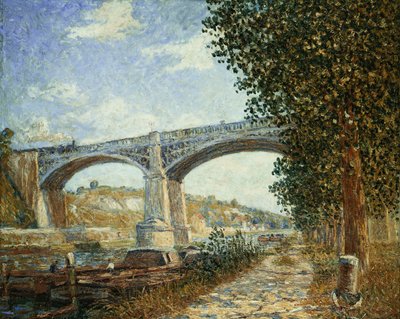 Most kolejowy w Moret; Le Pont du Chemin de Fer a Moret autorstwa Francis Picabia