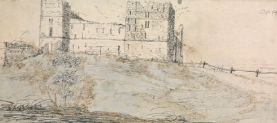 Lado leste do xerife Hutton Castlepolish autorstwa Francis Place